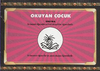 10lu Kutulu Okuyan Çocuk