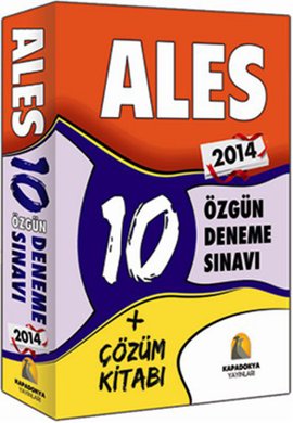 2014 ALES 10 Özgün Deneme Sınavı Çözüm Kitabı