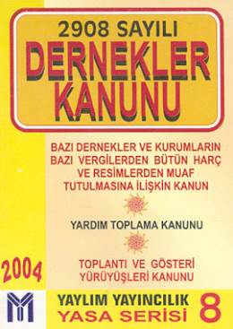 Yasa Serisi-08 Dernekler Kanunu %17 indirimli İstiklal Belen