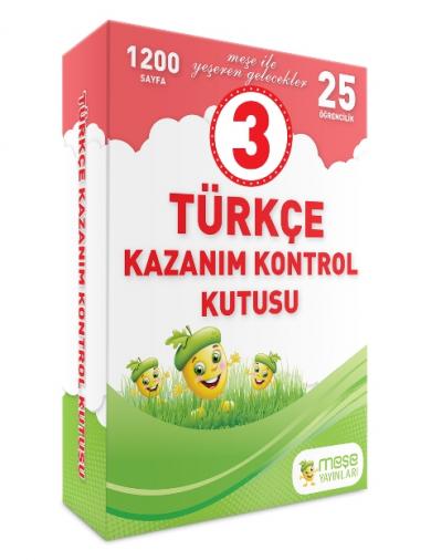 Meşe 3.Sınıf Türkçe Kazanım Kontrol Kutusu