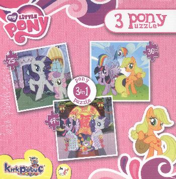 3 Pony Puzzle 6804 %17 indirimli Kolektif