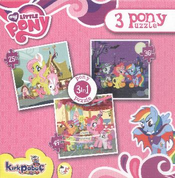 3 Pony Puzzle 6805 %17 indirimli Kolektif