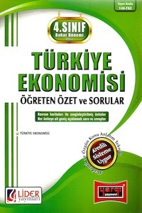 4. Sınıf Bahar Dönemi Türkiye Ekonomisi Öğreten Özet ve Sorular