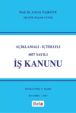 4857 Sayılı İş Kanunu