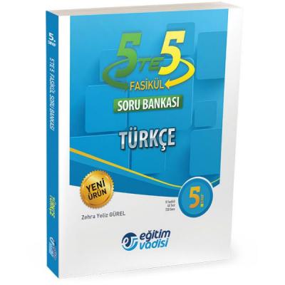 Eğitim Vadisi 5 te 5 5. Sınıf Fasikül Soru Bankası Türkçe