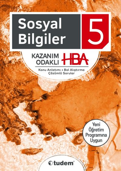 Tudem 5. Sınıf Sosyal Bilgiler Kazanım Odaklı HBA