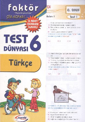 Faktör 6. Sınıf Türkçe Test Dünyası %17 indirimli