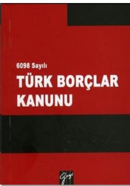 6098 Sayılı Türk Borçlar Kanunu (Cep Boy)