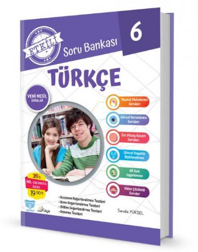 Gendaş Etkili Soru Bankası 6.Sınıf Türkçe (2019 Yeni Müfredat )