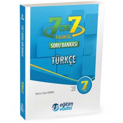 Eğitim Vadisi 7 de 7 7. Sınıf Fasikül Soru Bankası Türkçe