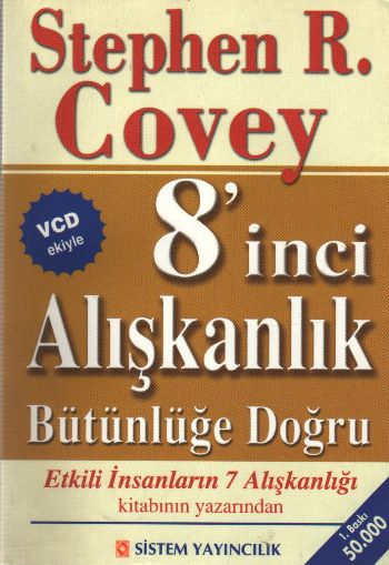 8 inci Alışkanlık Bütünlüğe Doğru %17 indirimli Stephen R.Covey