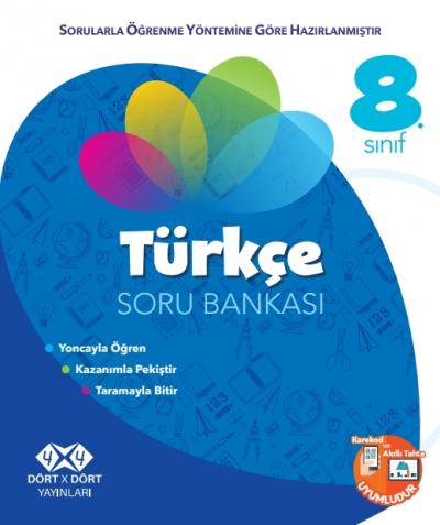 Dört Çarpı Dört 8. Sınıf Türkçe Soru Bankası