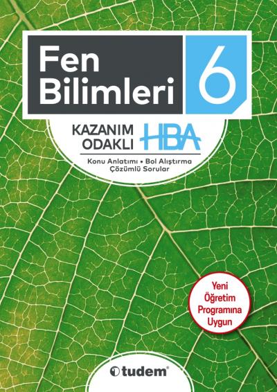 Tudem 6. Sınıf Fen Bilimleri Kazanım Odaklı HBA