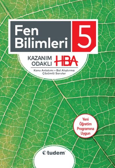 Tudem 5. Sınıf Fen Bilimleri Kazanım Odaklı HBA