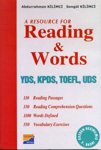 A Resource for Reading Words YDS,KPDS,TOEFL,%17 indirimli Abdurrahman 