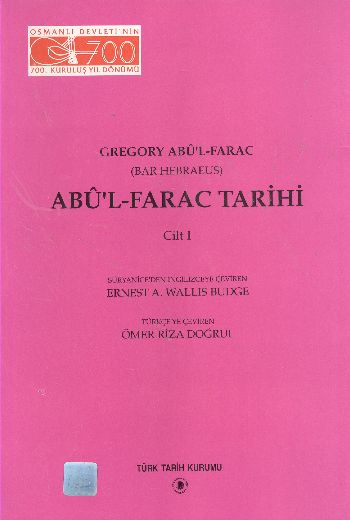 Abul-Farac Tarihi Cilt-1