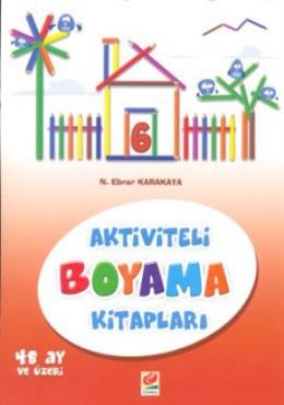 Aktiviteli Boyama Kitapları Seti (6 - 10) Nilgün Ebrar Karakaya