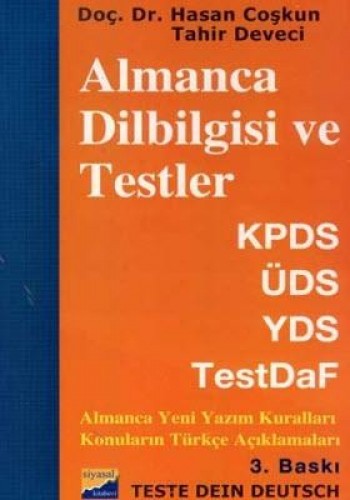 Almanca Dilbilgisi ve Testler KPDS-ÜDS-YDS-TestD %17 indirimli H.Çoşku