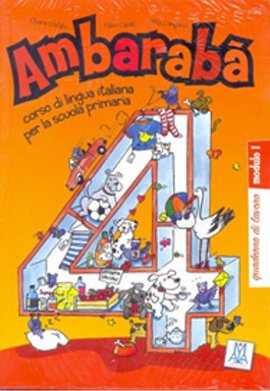 Ambaraba 4 (Çalışma Kitabı) Çocuklar için İtalyanca (6-10 Yaş) Fabio C