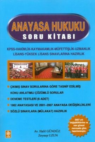 Anayasa Hukuku Soru Kitabı