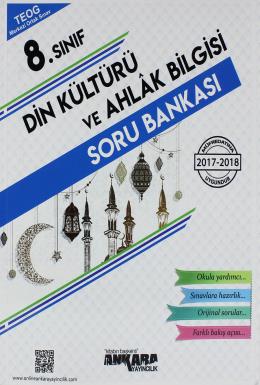 Ankara 8.Sınıf Din Kültürü ve Ahlak Bilgisi Soru Bankası