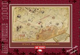 Art Puzzle 1000 (4308) Parça Pir-i Reis Haritası Muhiddin Piri