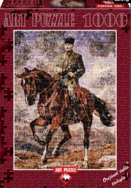 Art Puzzle 1000 (4406) Parça Gazi Mustafa Kemal Sakarya İsimli Atıyla Kolaj