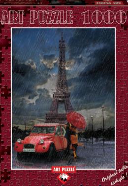 Art Puzzle 1000 (4407) Parça Eyfel  Yağmur  Aşk