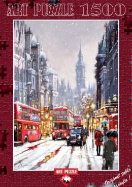 Art Puzzle 1500 (4637) Parça Beyaz Londra Kolektif