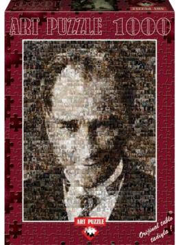 Art Puzzle Mustafa Kemal Atatürk "Pul Kolaj" 1000 (4405) Parça Puzzle