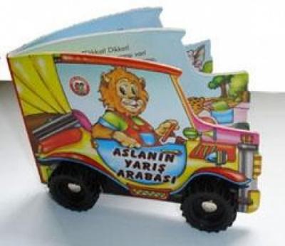 Tekerlekli Kitaplar-Aslanın Yarış Arabası %17 indirimli Galina Zlatere