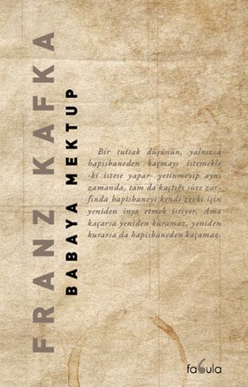 Babaya Mektup Franz Kafka