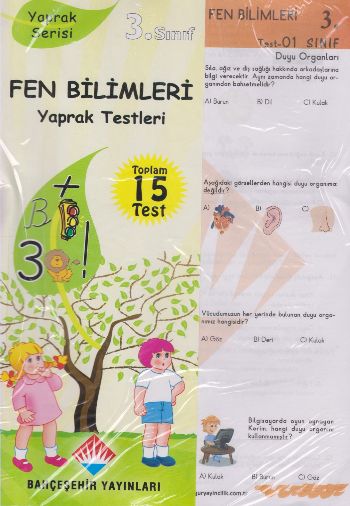 Bahçeşehir 3.Sınıf Fen Bilimleri Yaprak Testleri