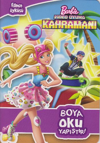 Barbie Video Oyunu Kahramanı Boya Oku Yapıştır