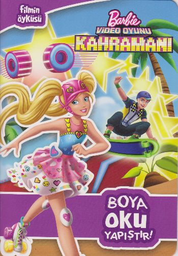 Barbie Video Oyunu Kahramanı Boya Oku Yapıştır!