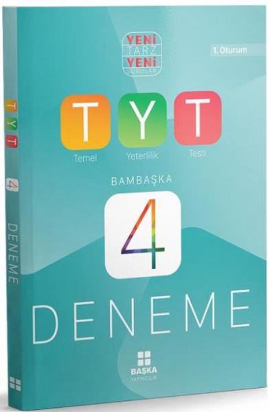 Başka TYT Bambaşka 4 Deneme 1. Oturum Başka Yayıncılık Komisyon