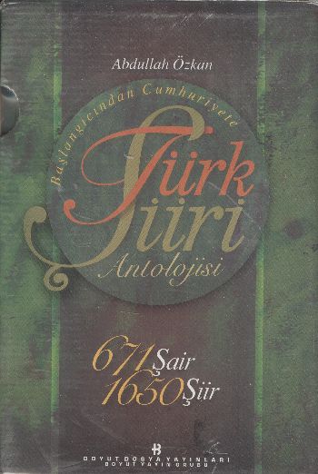 Başlangıçtan Cumhuriyete Türk Şiiri Antolojisi Seti (5 Kitap+1 CD-Rom)