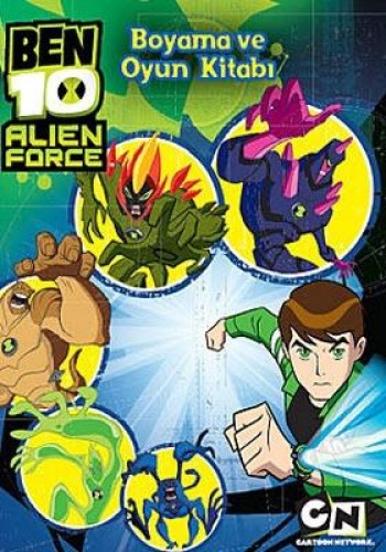 Ben10 Alien Force Boyama Oyun Kitabı