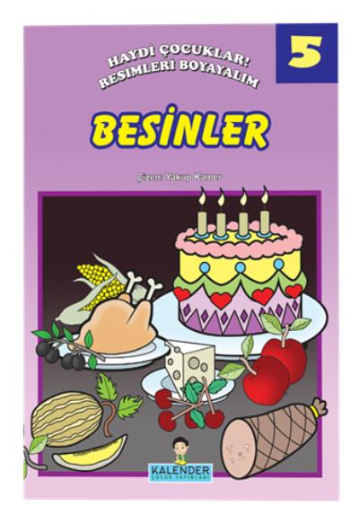 Besinler - Haydi Çocuklar Resimleri Boyayalım 5 Yakup Kamer