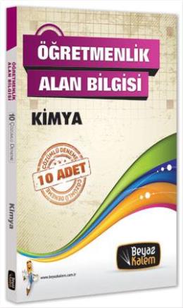 Beyaz Kalem 2015 ÖABT Kimya 10'lu Çözümlü Deneme