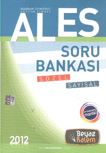 Beyaz Kalem Ales Soru Bankası [Sayısal-Sözel]  2012