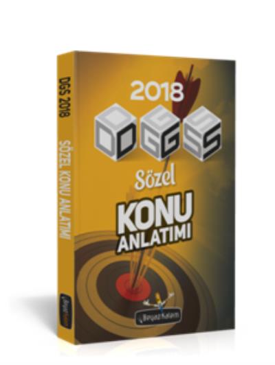 Beyaz Kalem 2018 DGS Sözel Konu Anlatımı Kolektif