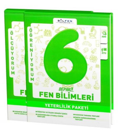 Bilfen 6. Sınıf Fen Bilimleri Depar Yeterlilik Paketi