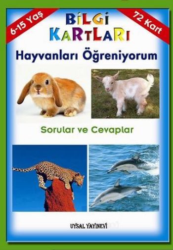 Bilgi Kartları-11: Hayvanları Öğreniyorum Sorular ve Cevaplar