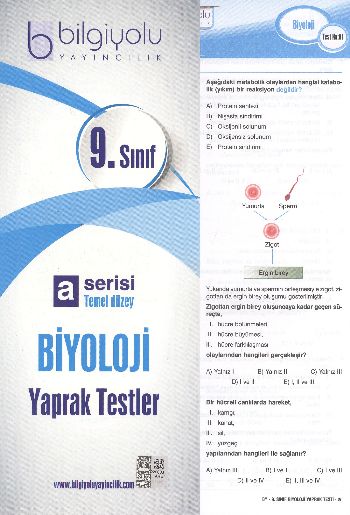 Bilgiyolu 9. Sınıf Biyoloji Yaprak Testler A Serisi