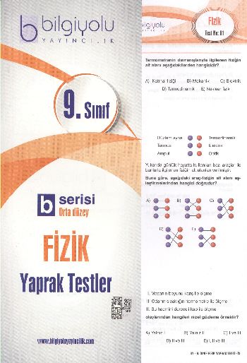 Bilgiyolu 9. Sınıf Fizik Yaprak Testler B Serisi