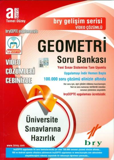 Birey A Serisi Temel Düzey Geometri Soru Bankası %32 indirimli Birey E