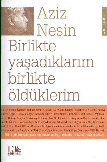Birlikte Yaşadıklarım Birlikte Öldüklerim %17 indirimli Aziz Nesin