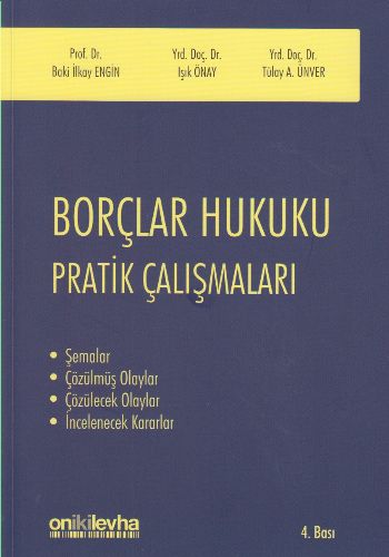 Borçlar Hukuku Pratik Çalışmaları Onikilevha Yayınları Komisyon