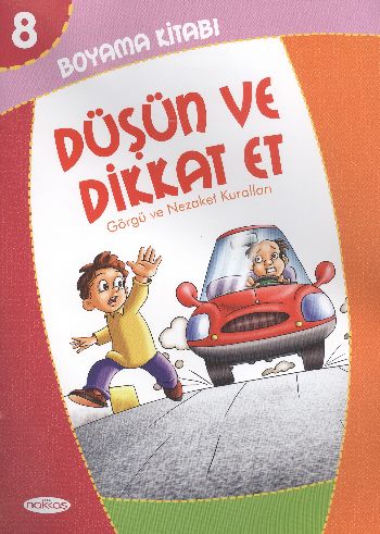 Boyama Kitabı 8 Düşün ve Dikkat Et